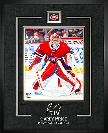 Carey Price 16" x 20" Replica Signature Frame Canadiens